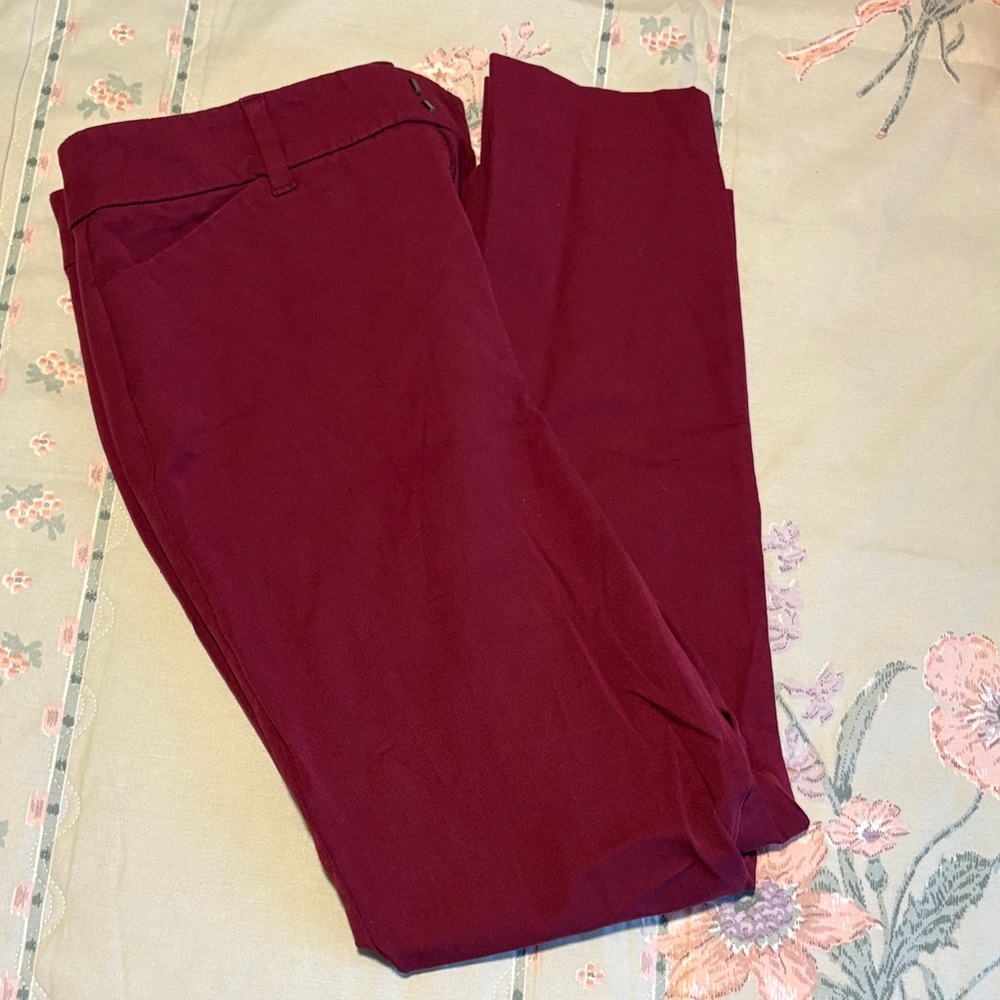 Old Navy Deep Red Trousers